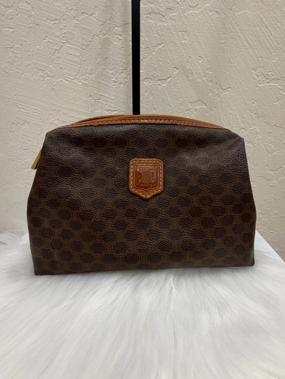 Celine vintage macadam toiletry pouch